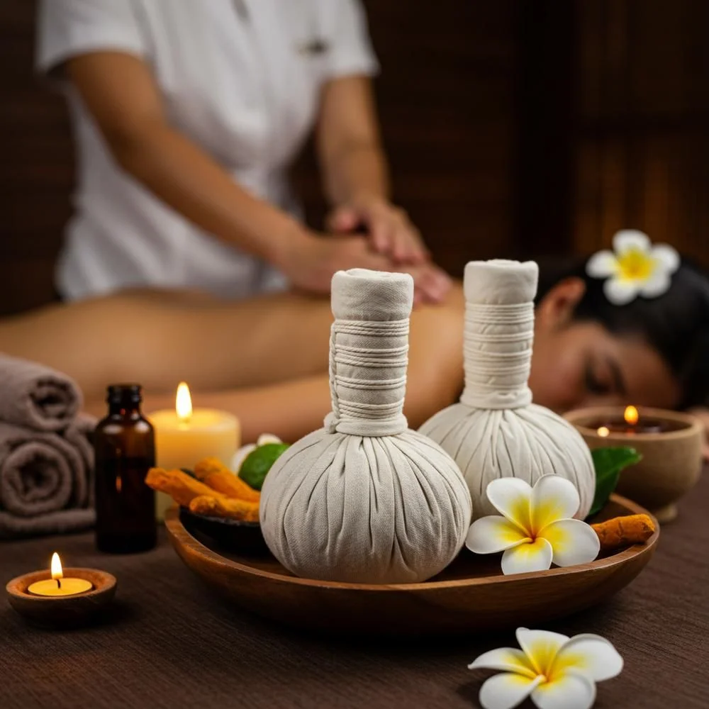 Relaxing Herbal Massage